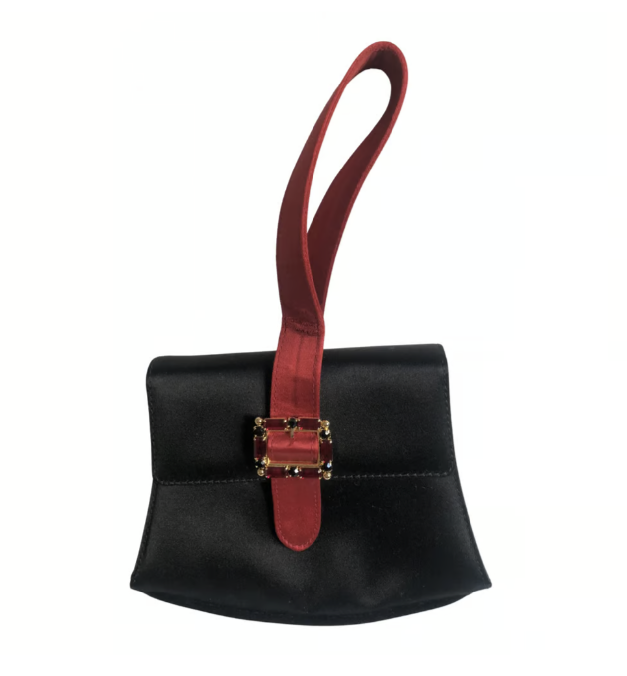 Salvatore Ferragamo Silk Evening Bag UFO No More